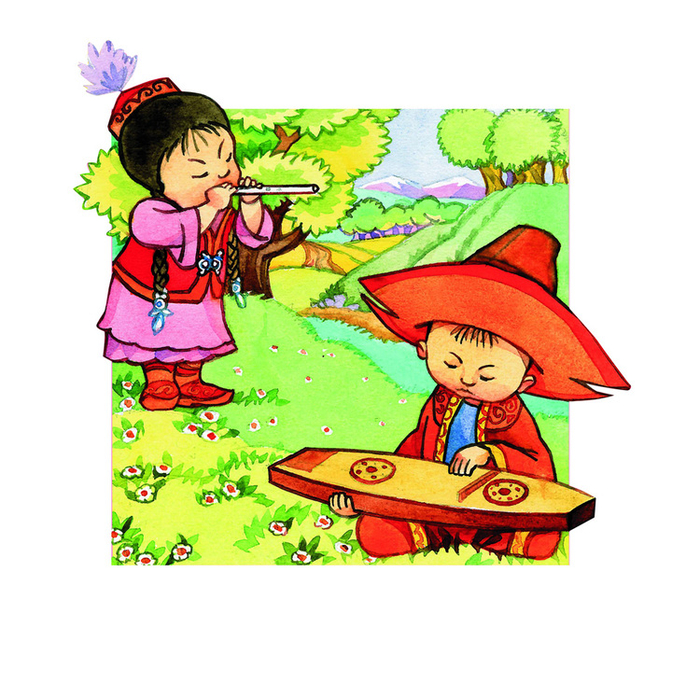 Казахский оркестр