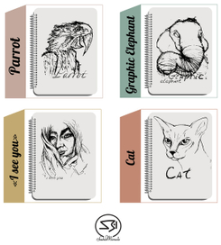 Серия обложек для блокнотов