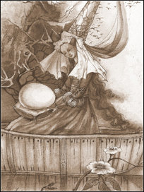 "ЖЕНЩИНА,ВЕЗУЩАЯ ЯЙЦО"ПЕРВЫЙ ВАРИАНТ(фрагмент)