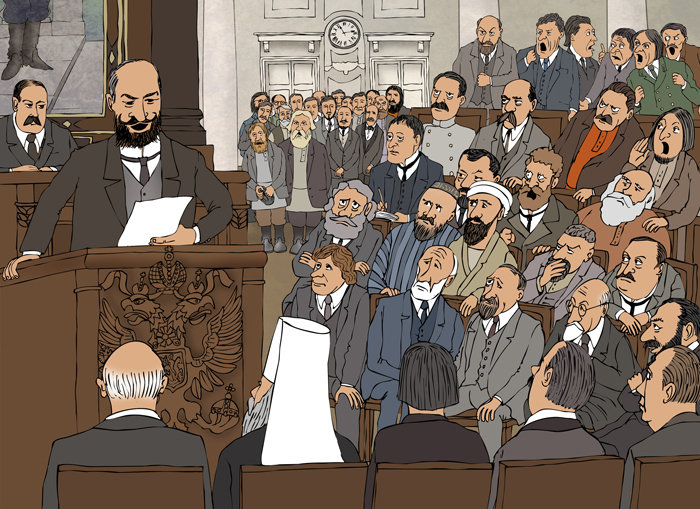 Выступление Петра Столыпина в Первой Государственной Думе в 1906 году