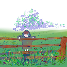 иллюстрация с девочкой