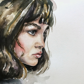 Акварельный портрет 