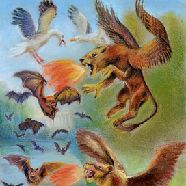 Иллюстрация к сказке-повести Алексея Борисова "Светильники"