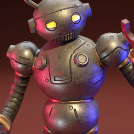 Retro Robot | Blender