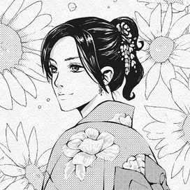 Девушка в кимоно