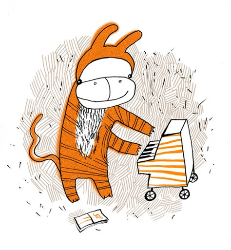 Tiger and its piano / тигр и его пианино