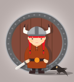 Девочка викинг 