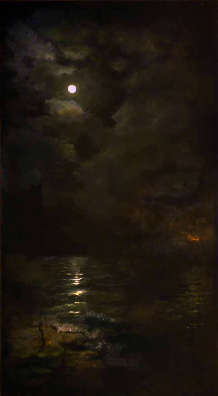 Сияние у озера