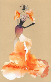 платье для коллекции "цветы"