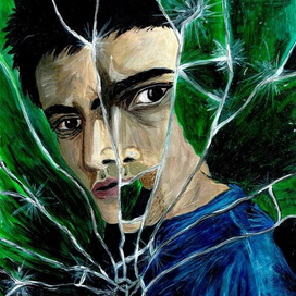 cosmos art stars head milkyway galaxy silhouette