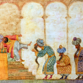 Эмир с приближенными