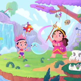 Вихо и Тук вызывают духов