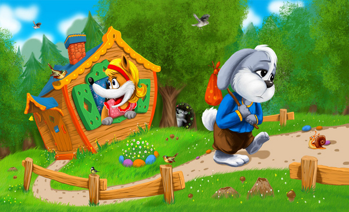 Из сказки "Заюшкина избушка"