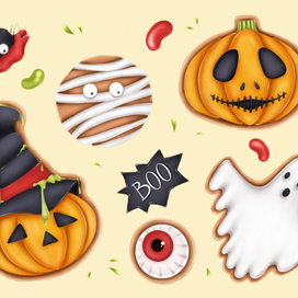 Открытка к Halloween 