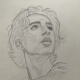 Портрет Американского актера Тимоти Шаламе