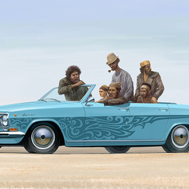 Бурлаки на Волге