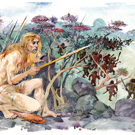 Рони Старший "Борьба за огонь"