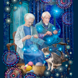 Бабушка Зима , дедушка Мороз