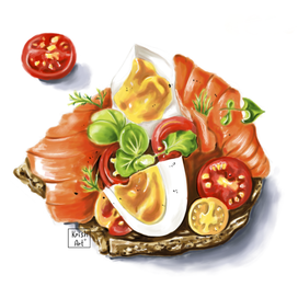 Фуд скетчинг