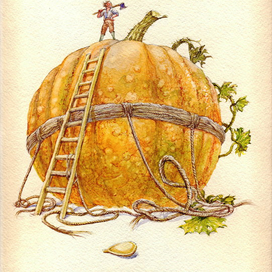 " Тыквенное семечко" Заставка.