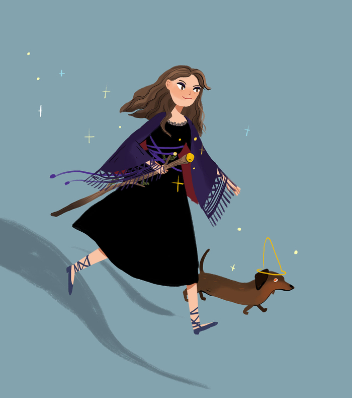 Волшебница и ее пес