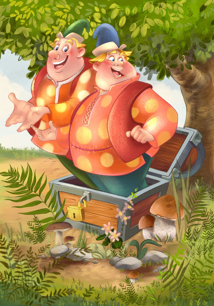 Иллюстрации к сказке Елены Фетисовой, «Сказки о Дракоше и Дружке»