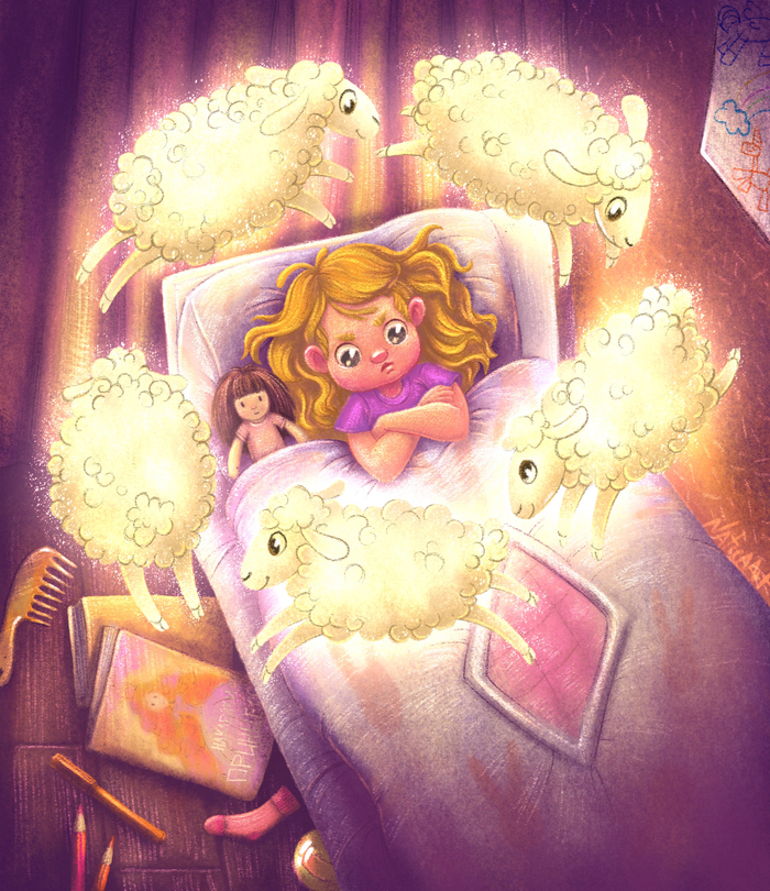 Девочка не хочет спать