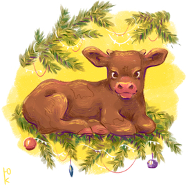 Новогодняя иллюстрация