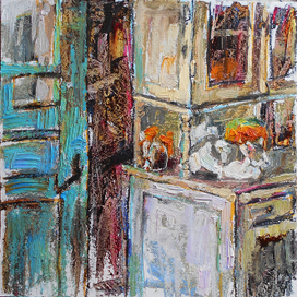 Котенок на кухне