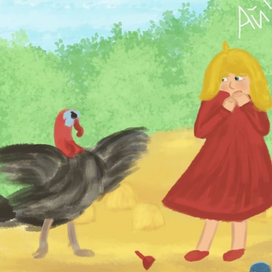 Суровый павлин!