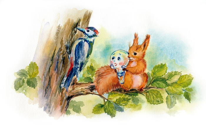 Новый дом для Лампочки. Иллюстрация для "Лампочкины сказки"