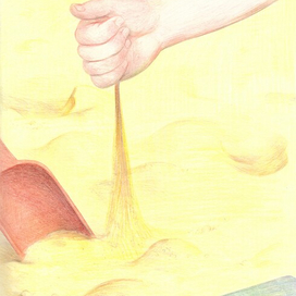 "Жёлтая страница" Иллюстрация к "Разноцветной книге" С. Маршака