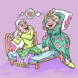 Серия: "Влюблённые старички"