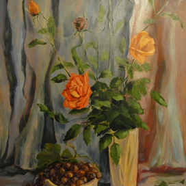 Осенние розы