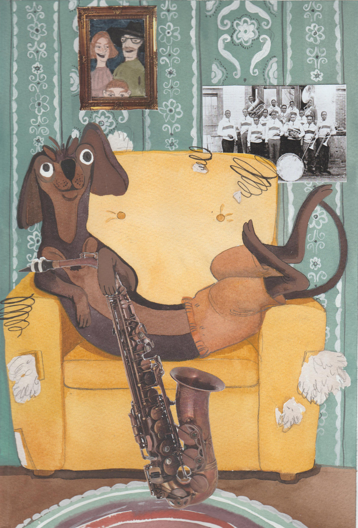 Моя собака любит джаз. для издательства Лабиринт