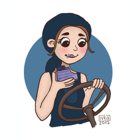 Черничная трактористка