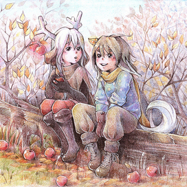 Лисенок и Олененок