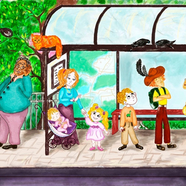 Автобусная остановка