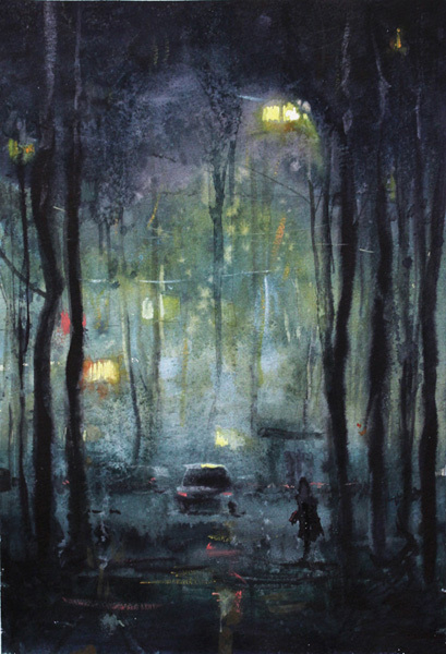 уходящая вдаль