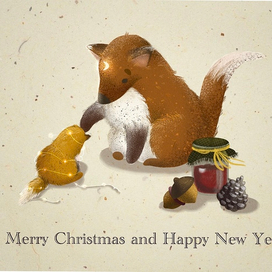 Зимние лисички