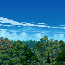 Фон для ан. сериала "Анфилада миров"