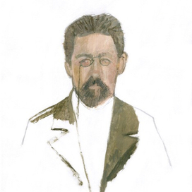 Портрет А. П. Чехова
