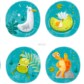 Пруд. Детали 