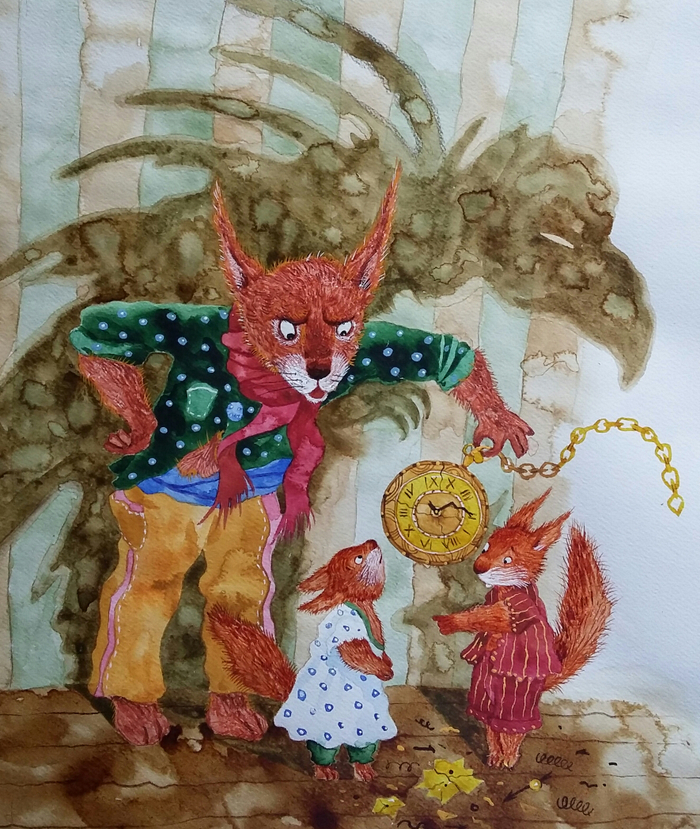 "Кто брал мои часы?!"