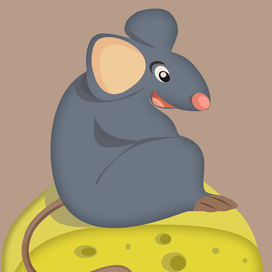 Мышь на сыре