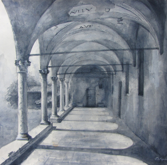 Монастырский дворик