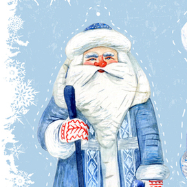 Игрушки Дед Мороз и Снегурочка