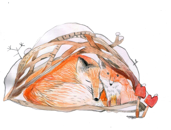 За рукавичками