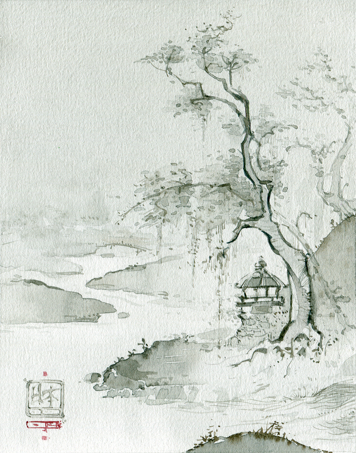 Домик для духов.