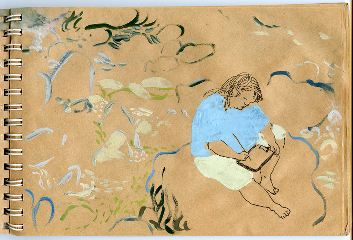 маленький поэт на реке